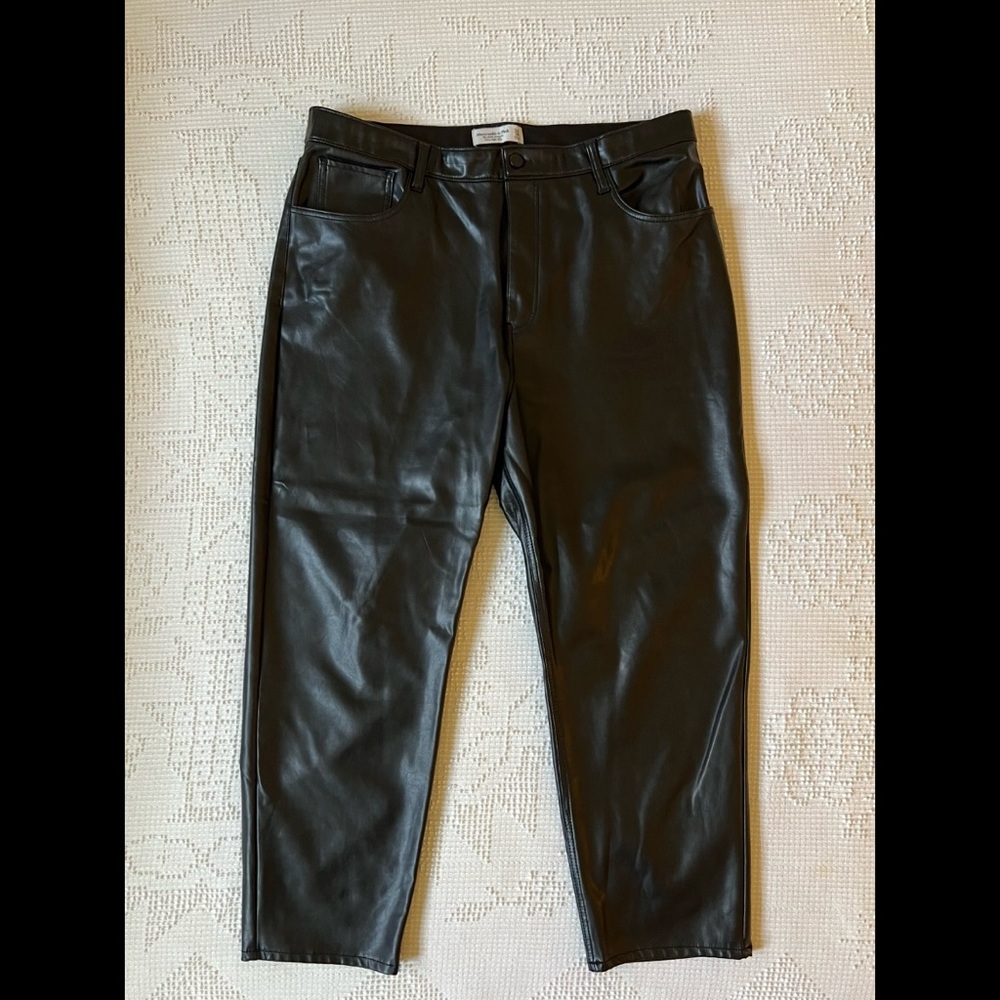 Abercrombie & Fitch Black Straight Leg Pants